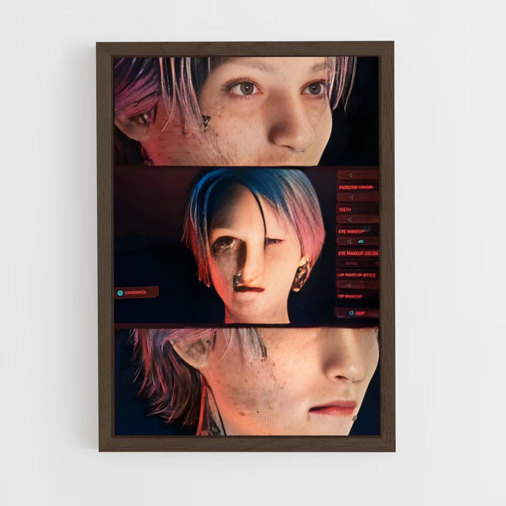 Poster cyberpunk esprit (vue 5)